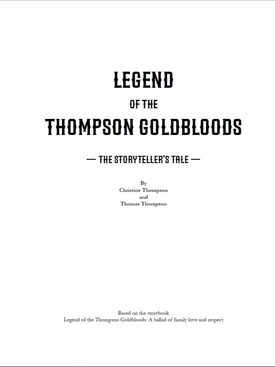 The Storyteller's Tale title page